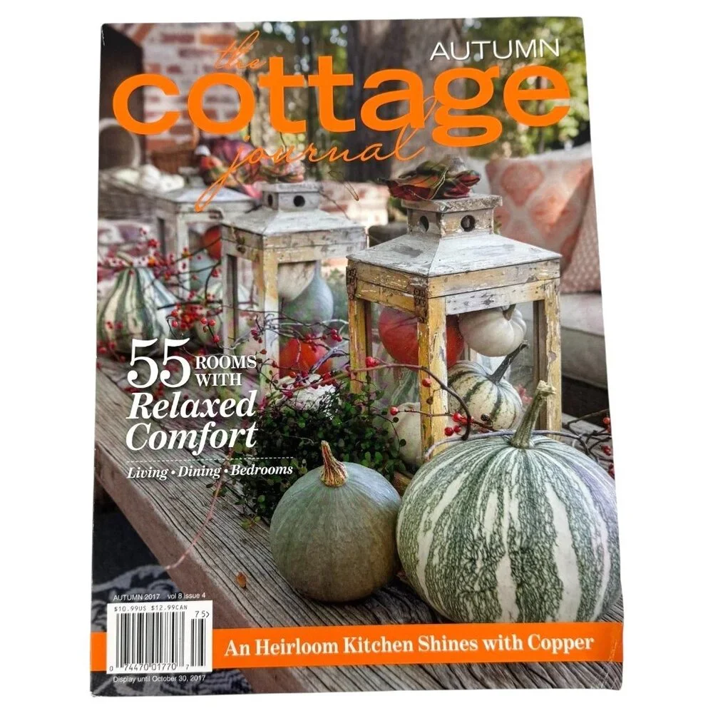 The Cottage Journal Magazines 2017‎ 2018 Autumn Spring Issue Lot Of 3 Home Decor